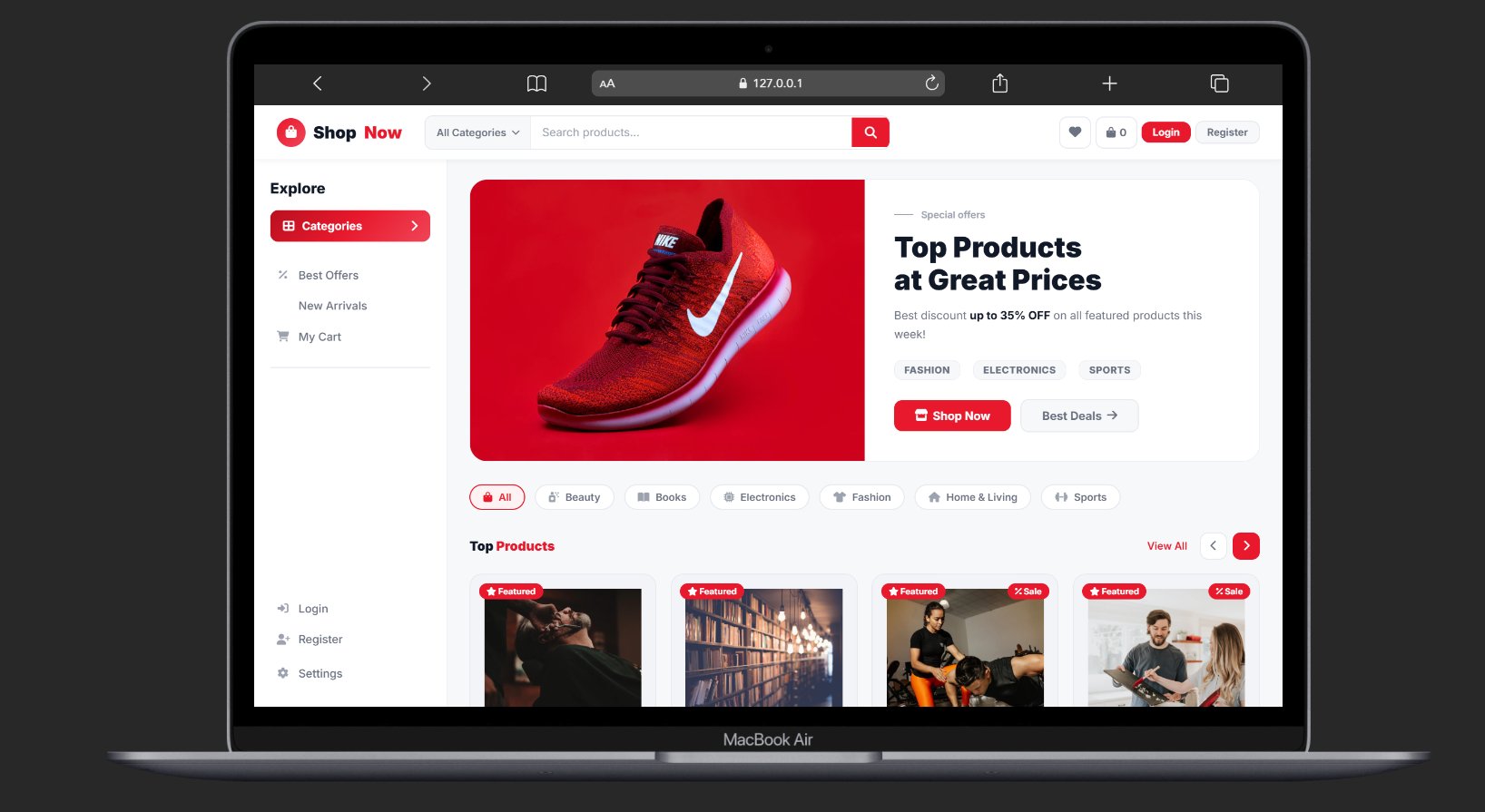 Aerixis ShopNow digital commerce project